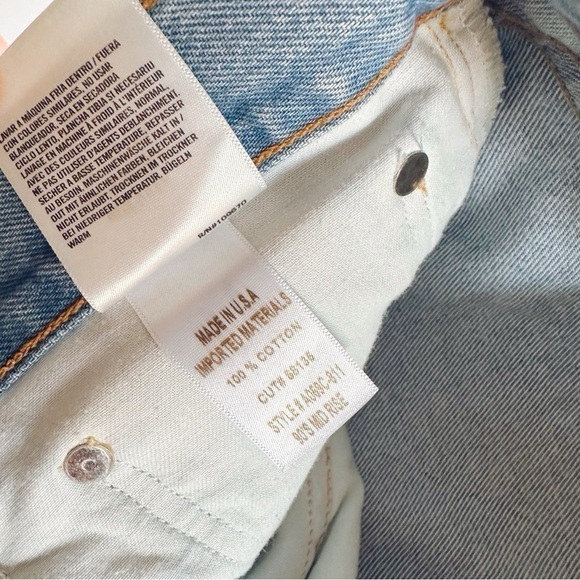 Agolde 90’s Vagabond Jeans Blue - Picture 10 of 10